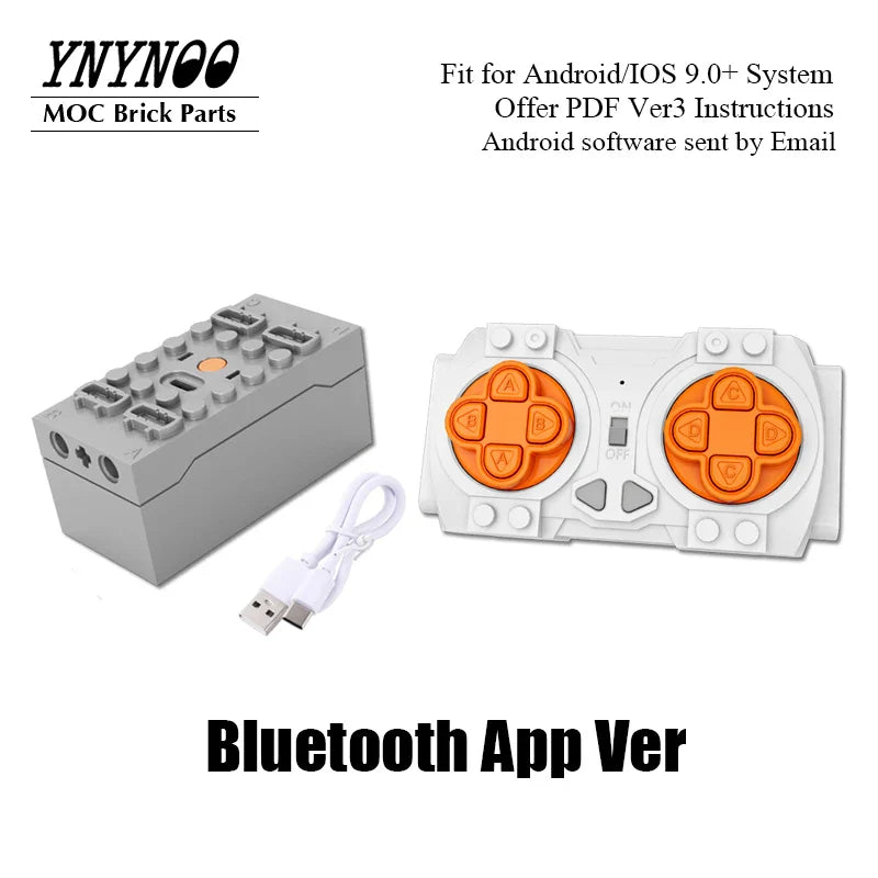 NEW Bluetooth Lithium Sbrick Buwizz Battery Box Motors Train Remote Control PF Brick Blocks Toy Suitable for IOS 9.0 and Android