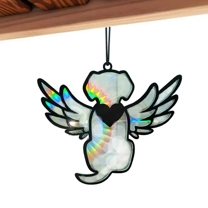 Dog Suncatcher Ornament Pet Sun Catcher For Windows Dog Memorial Suncatcher Acrylic Dog Window Ornament For Pet Lover For