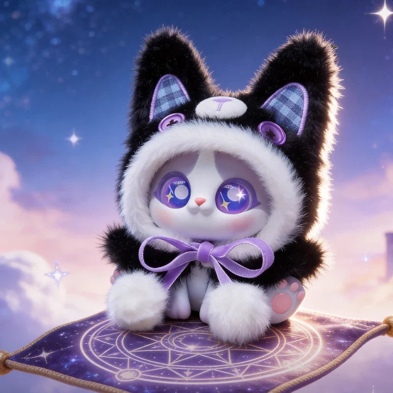 Supergg Picoco V2 Magic Lucky Cloak Cat Plush Pendant Blind Box Series Kitten Modeling Toys Ornament Mystery Box Surprise Gifts