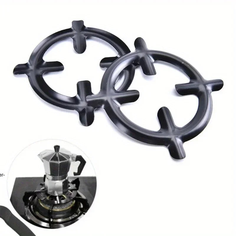 1pc stove gas ring pot reducer coffee ring bracket burner grate rack frying pan cast iron stove