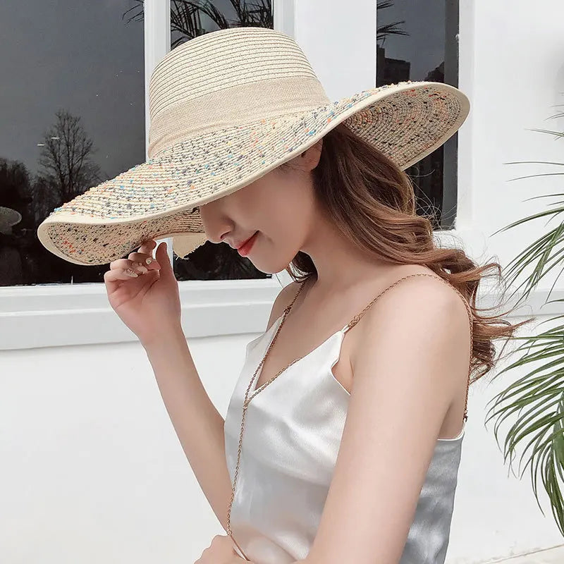 MAXSITI U Summer Straw Hats Bowknot Steamer Breathable Sun Hat Women Holiday Beach Hat Sun Protection Cap Visor Hat sombreros
