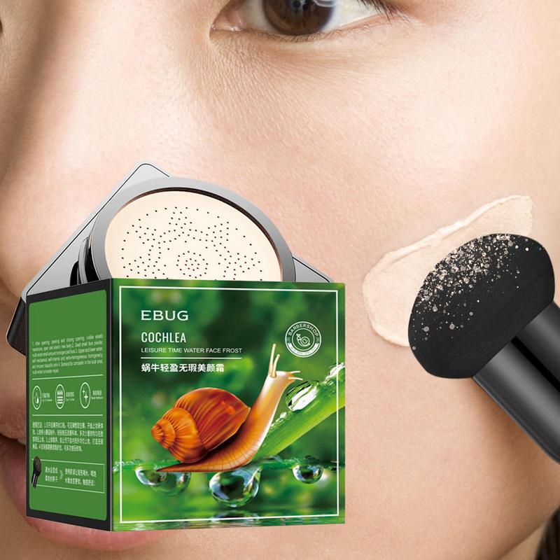 Mushroom Head CC Cream Snail Collagen CC Foundation Air Cushion CC Cream Foundation Concealer Lasting Makeup Moisturizing