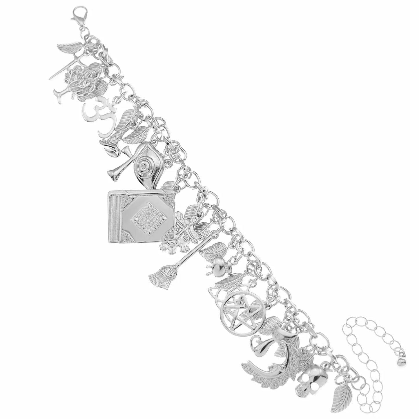 Women's Mythology Fairytale Bracelets Beads Charms Mermaid Seahorse Link Chain Crystal Bangle Armband Aesthetic Jewelry Vintage