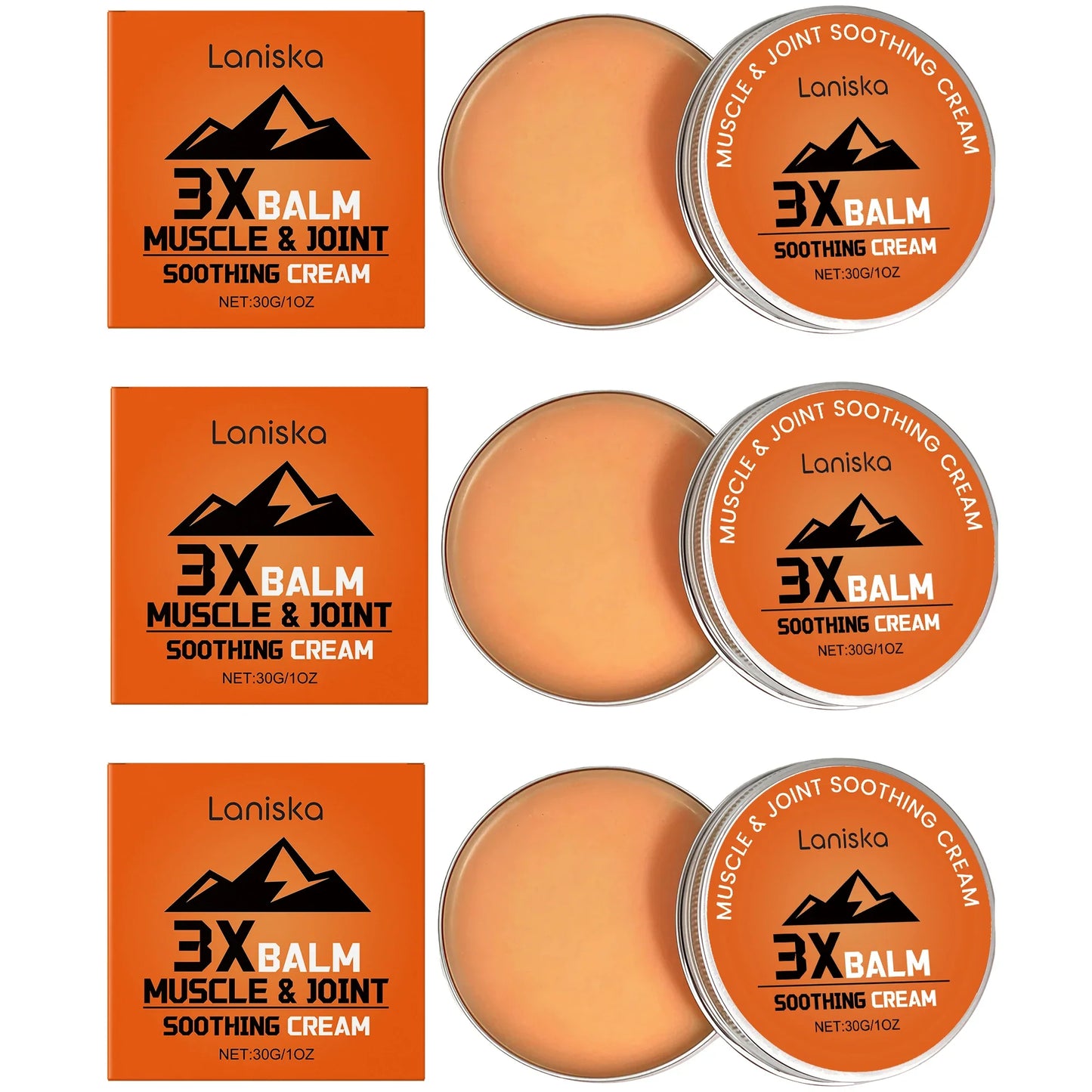Laniska Therawolf Nerve-Relief Balmdeeply Penetrate Fast-Acting Relief Joint Discomfort Gentle Care Knee Shoulder Joint Support