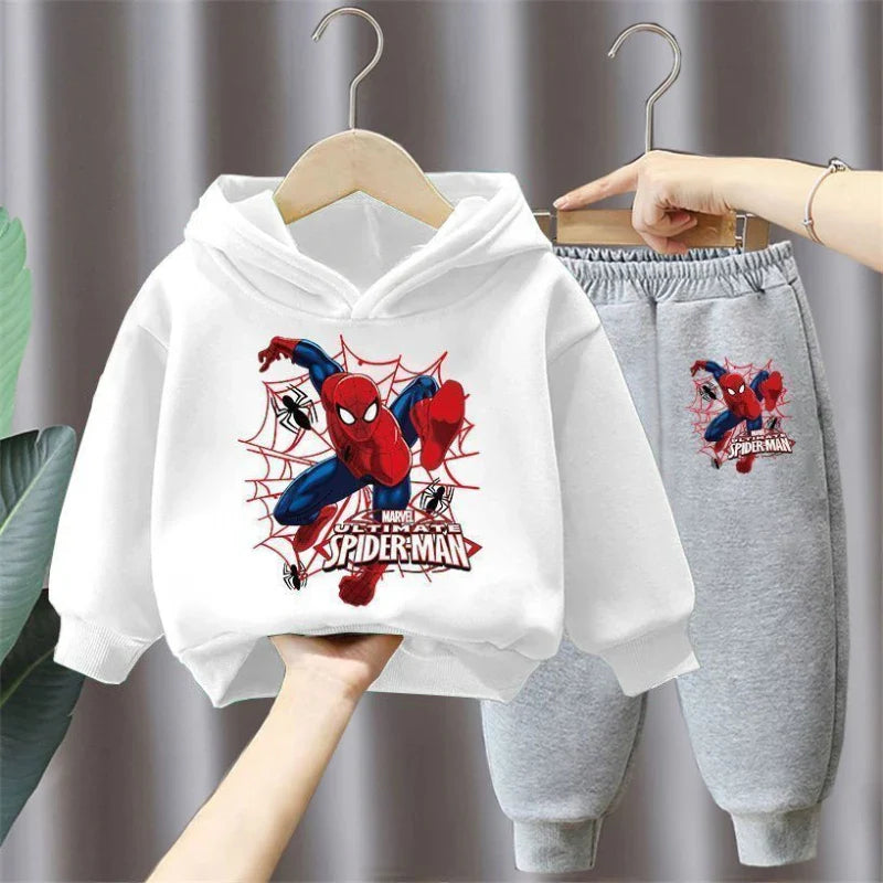 Spring Autumn New Children's Clothing Sets Disney Boys 2pcs Spiderman Kids Tracksuit
