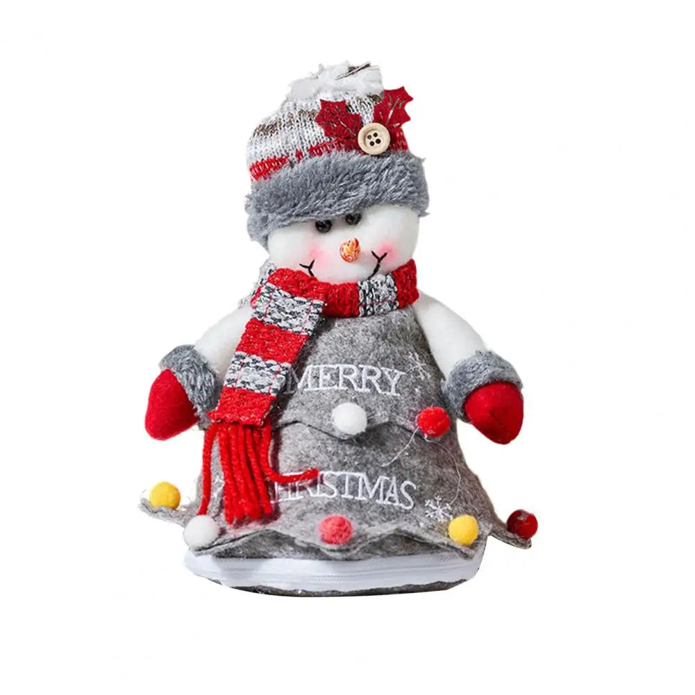 Gift Bag Drawstring Gift Bag Festive Christmas Gift Bags with Zipper Closure for Party Candy Storage Santa Snowman for Holiday