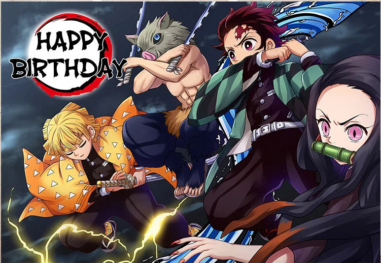 Anima Demon Slayer Party Decoration Supplies