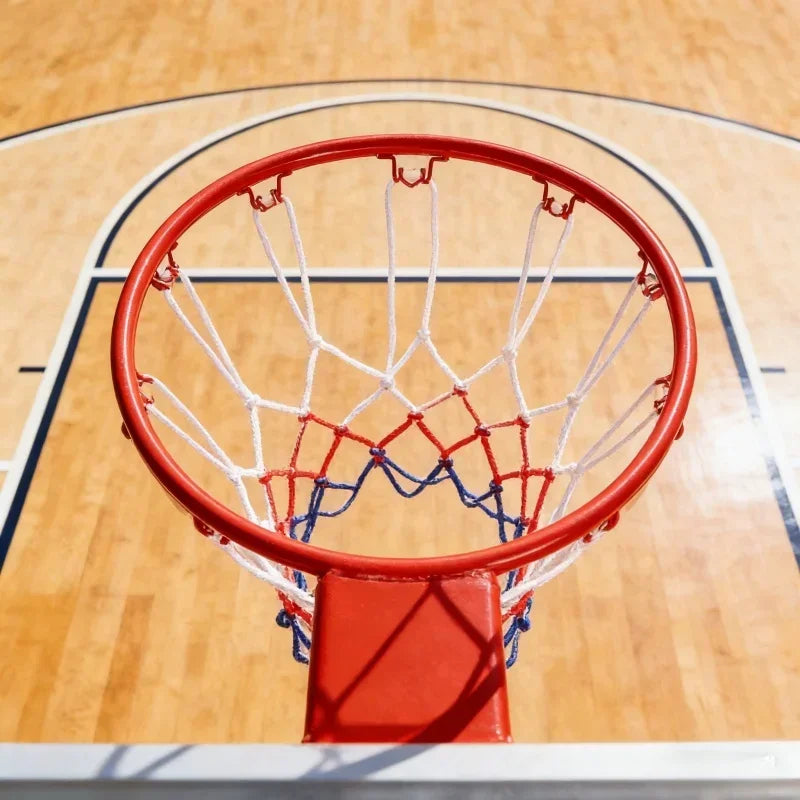 Wall Door Mounted Children Basketball Hoop Rim Screws Installed Goal Net Indoor Outdoor Shooting Practice Sports Toy Equipment