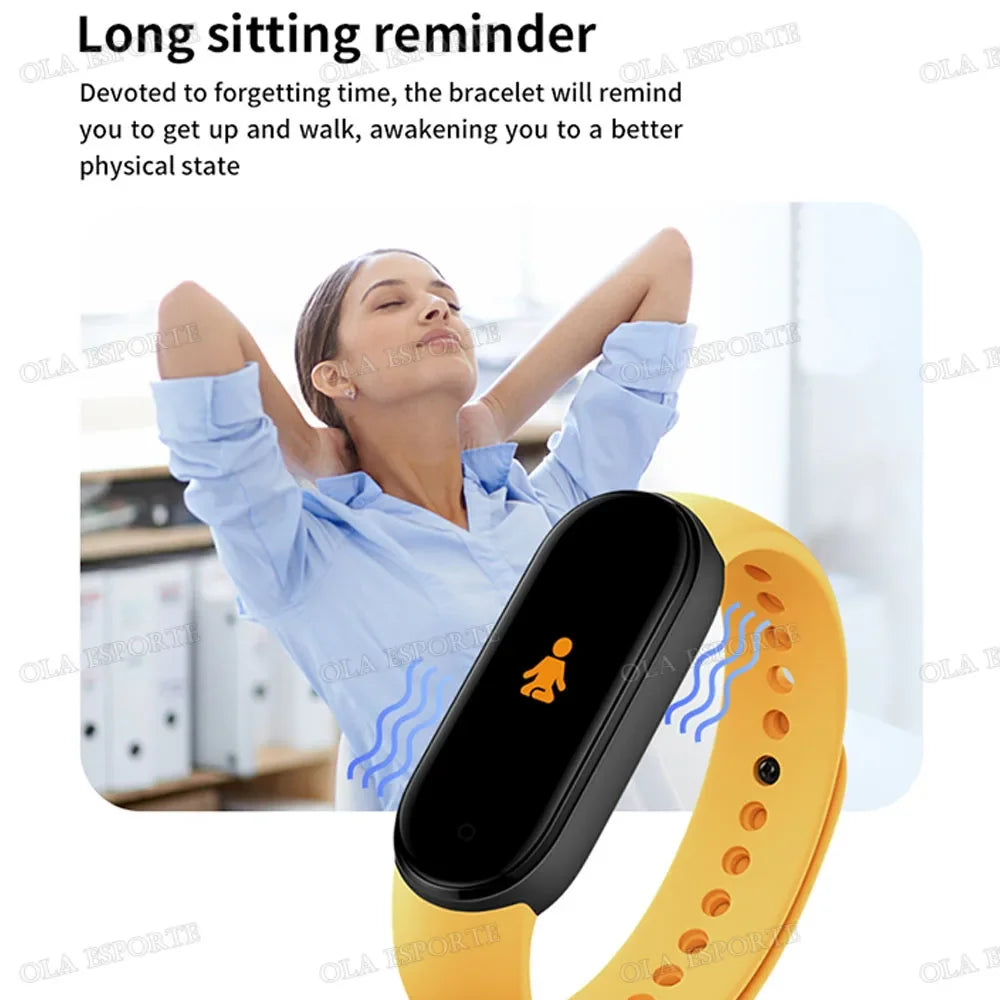 M7 Smart Band Watch Men Women Silicone Heart Rate Smart Band Varied Dial Fitness Tracker Fitness Sport Bracelet For Android HW12