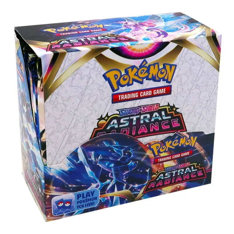 324pcs Pokemon TCG Sword & Shield-Darkness Ablaze Booster Display (36 Packs) Pikachu Playing Pokemon Game Hobbies Kids Toys Card