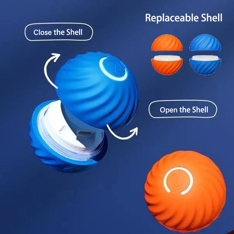 Smart Rolling Jumping Ball Toy Durable Dog Chew Toys Pet Grinding Teeth squeak Balls For Dog Interactive Supplies