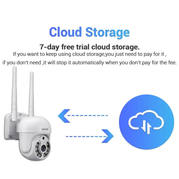 ESCAM WNK714 3.0 Million Pixels 4-channel HD Dome Camera NVR Wireless Monitoring Kit, US Plug