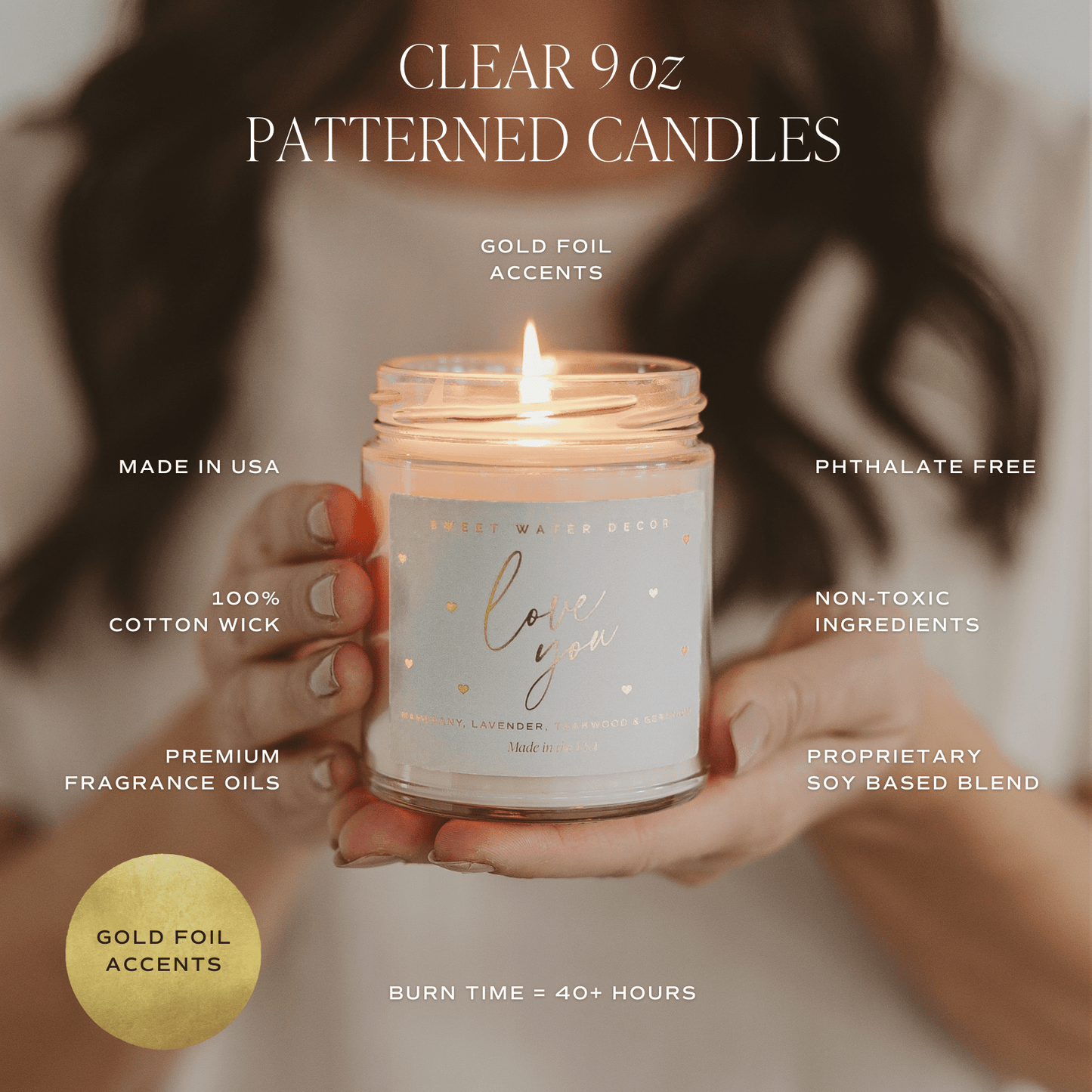 Game Day Green Soy Candle - Clear Jar - 9 oz
