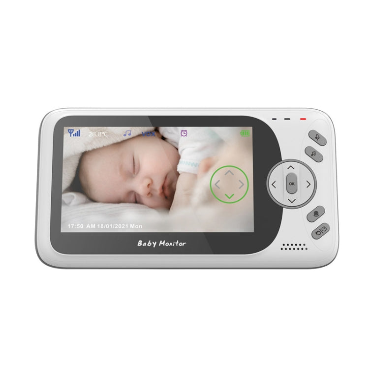 VB801 4.3 inch Night Vision Camera Baby Monitor, Wireless Intercom Audio Video Camera, Temperature Detection(AU Plug)