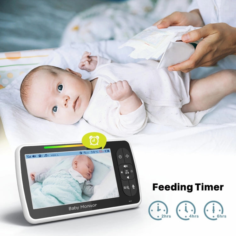 SM650 Wireless Video Baby Camera Intercom Night Vision Temperature Monitoring Cam(AU Plug)