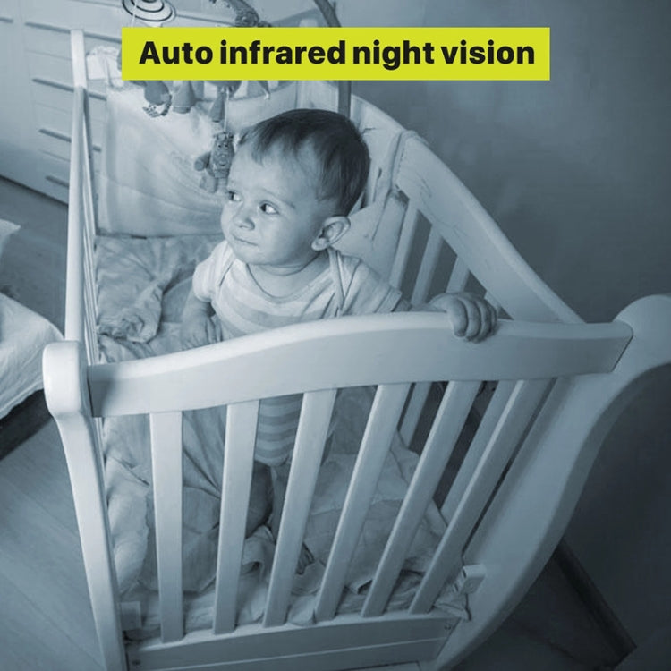 SM650 Wireless Video Baby Camera Intercom Night Vision Temperature Monitoring Cam(US Plug)