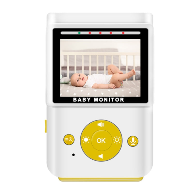 855P 2.4 inch Home Wireless Yellow Baby Monitor with Baby Surveillance Camera(UK Plug)
