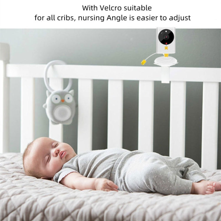 855P 2.4 inch Home Wireless Yellow Baby Monitor with Baby Surveillance Camera(US Plug)