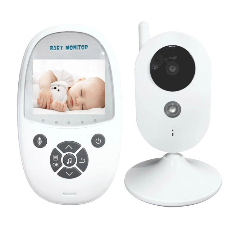 ZR302 2.4GHz Digital Video Smart Baby Monitor Night Vision Camera, Music Player, Two Way Intercom Function(EU Plug)