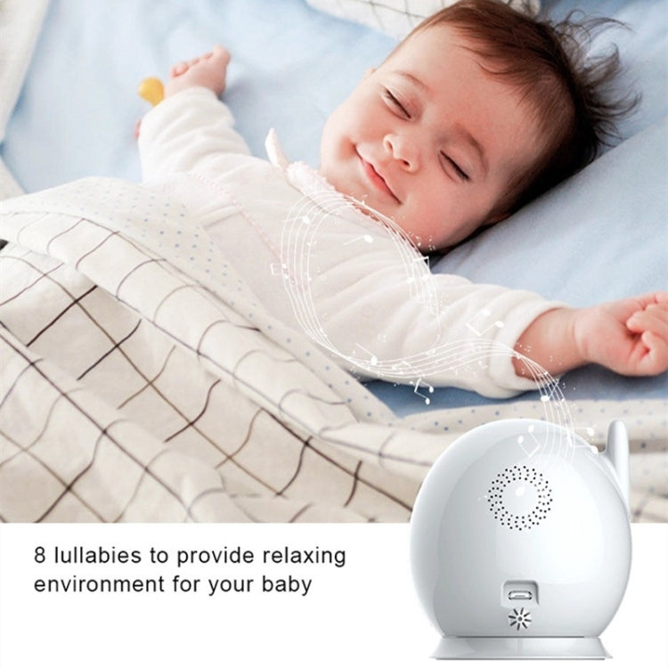 ABM100 4.3 inch Wireless Video Color Night Vision Baby Monitor 360-Degree Security Camera(UK Plug)