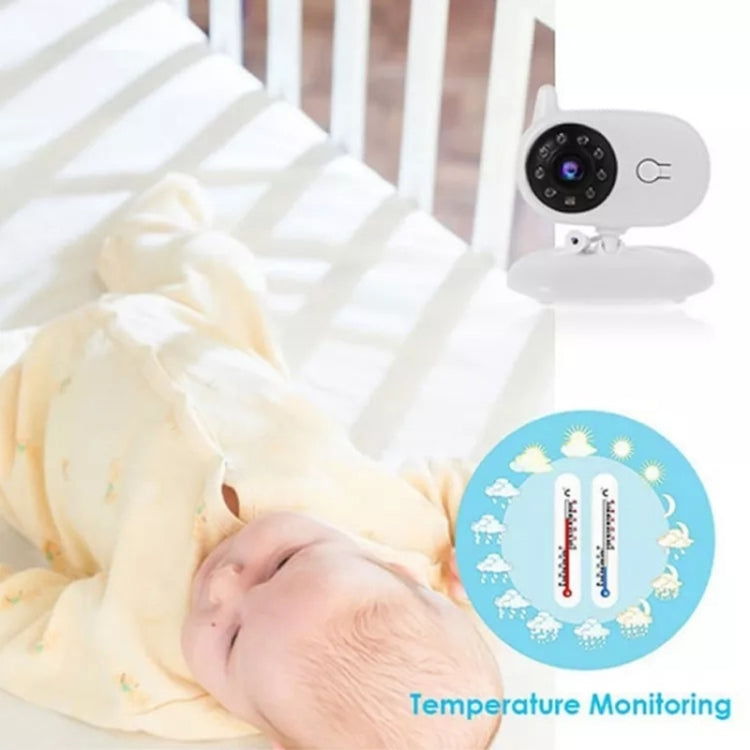 BM850 3.5 inch Wireless Video Color Baby Monitor Night Vision Temperature Monitor(EU Plug)