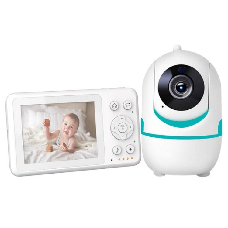 D031 2 Way Voice Built-in Lullabies Home Baby Security Camera 3.2-inch LCD Baby Monitor(UK Plug)