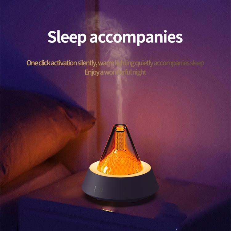 Ultrasonic Humidifier Glittering Aromatherapy Diffuser Multicoloured Mood Lighting Diffuser, Multicoloured Mood Lighting