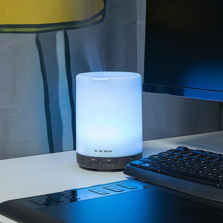 300ml Essential Oil Diffuser Ultrasonic Aroma Humidifier for Bedroom, 7 Color LED Lights, UK Plug, EU Plug, US Plug