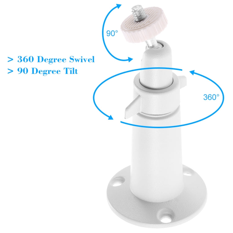 Metal Adjustable Mount Wall Table Ceiling Security Bracket Indoor Outdoor For Arlo/Arlo Pro Camera CCTV Accessories(Black)