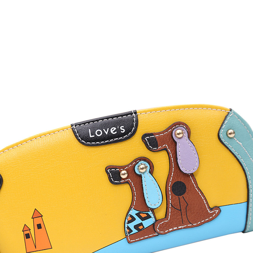 Cartoon Dog Kawaii Coin Purses Women Purse Bag Handbag Designer Wallets Famous Brand Women Wallet Zipper Hasp кошелек женский