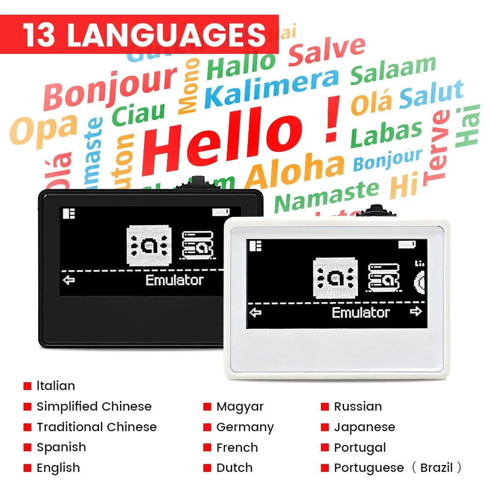 NFC Simulator Pixl Emulator iNFC Infinite Swipe OLED HD Intelligent Bluetooth Simulator for Switch2/3DS/Wii U Game Accesories