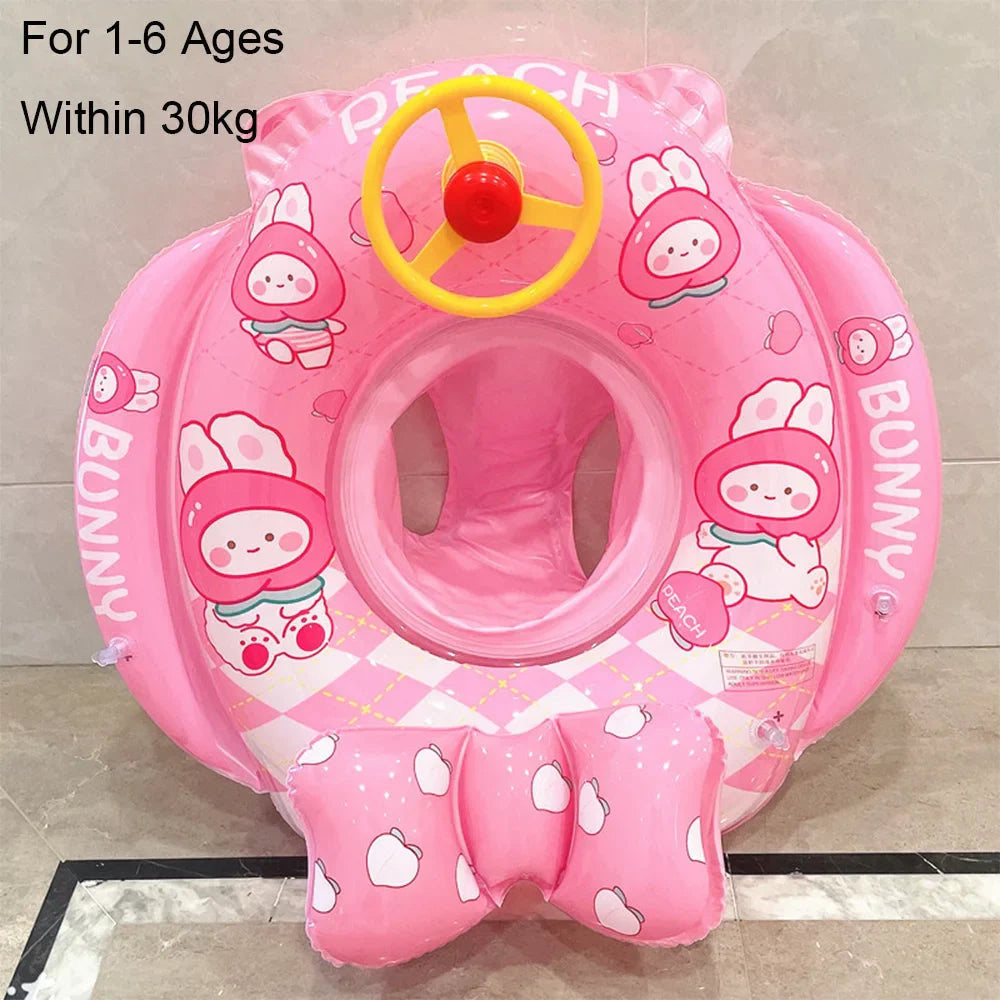 ROOXIN Inflatable Swim Ring Tube Baby Kid's Swimming Circle Pool Float Seat Beach Water Play Equipment