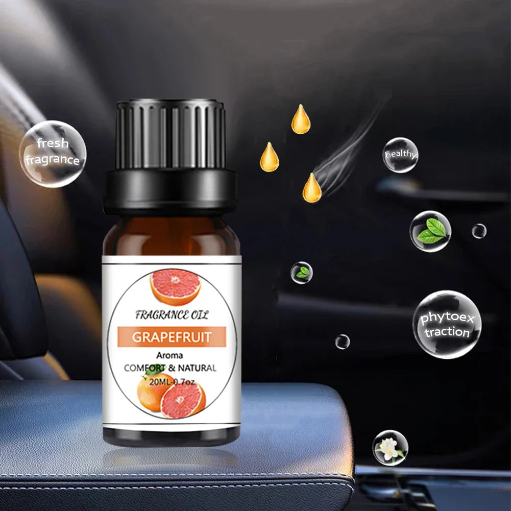 10ml Essential Oil Purifier Aroma Natural Plant Car Air Humidifier  Extraction Oil with Dropper for Diffuser for Home Appliance