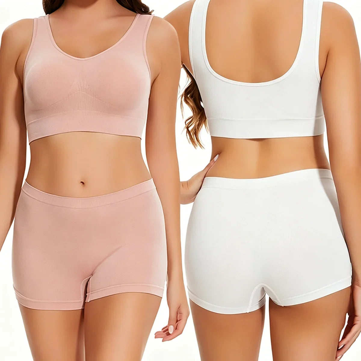 Seamless Women Boxer Briefs Boyshorts For Women Anti Chafing Shorts Women High Waisted Boy Shorts Panties Underwear