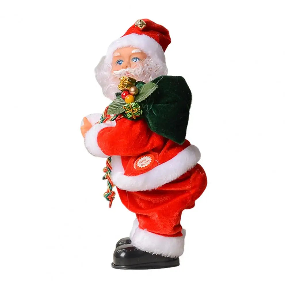 Electric Santa Claus Twerking Elderly Doll Buttock Shaking Xmas Figurine Dancing Christmas Music Toy Party Decor