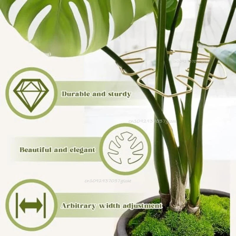Plant Stand for Tall Houseplant Support Large Monstera Plant Stand Sturdy Climbing Stems Leaf Stabilizer Garden Plant Support