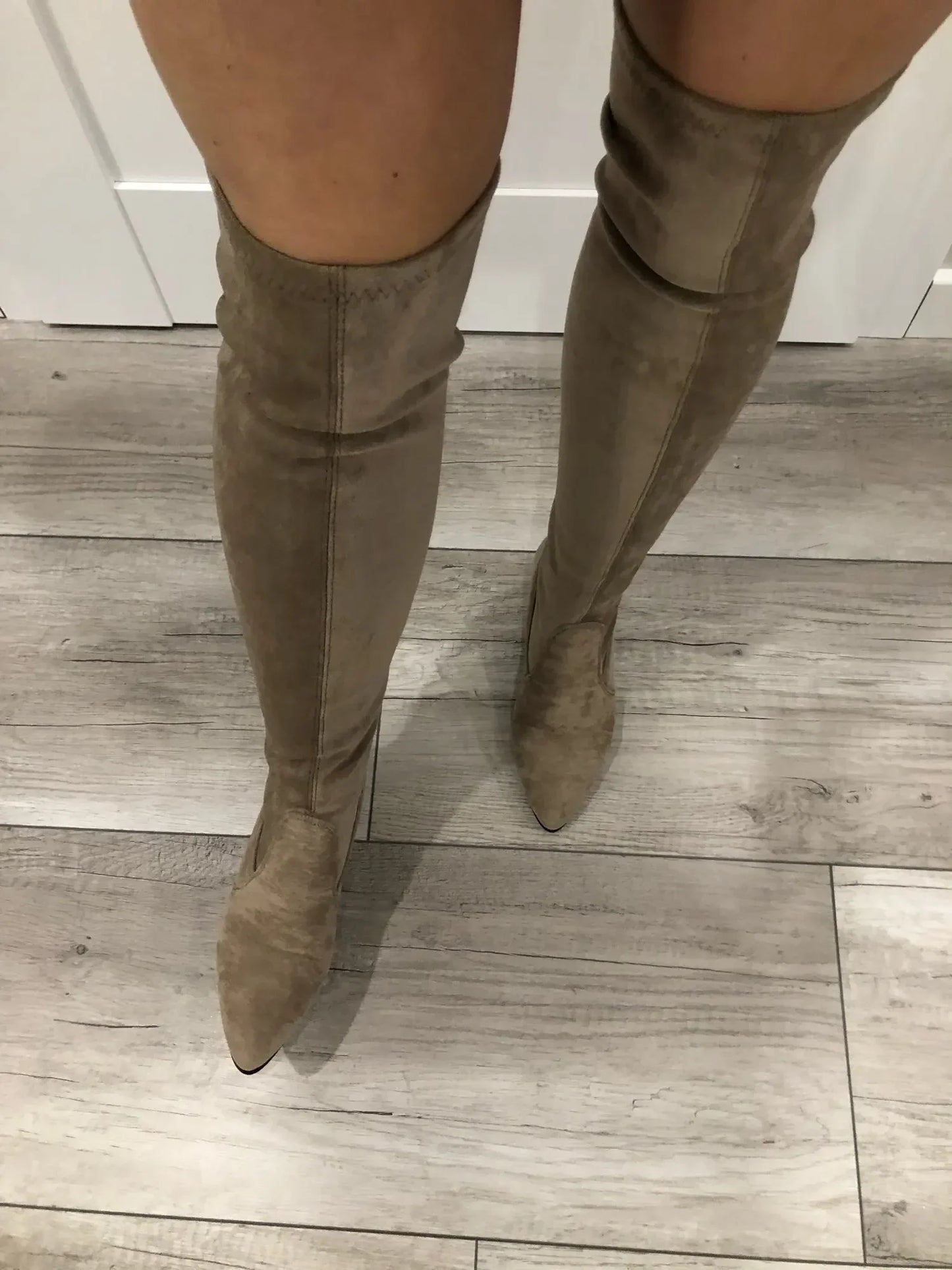Thigh High Boots Women 2023 Winter Fashion Boot New Over Knee Boots Women Shoes Sexy High Heels Botas Red Warm Fur Black Boots