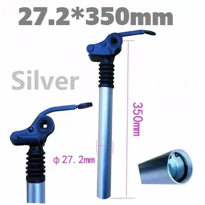 E-Bike Electric Folding Bike Shock Absorber Seat Post Alloy 25.4mm 27.2mm 28.6mm 31.8mm 33.9mm 34mm Folding Flipped Seat Post