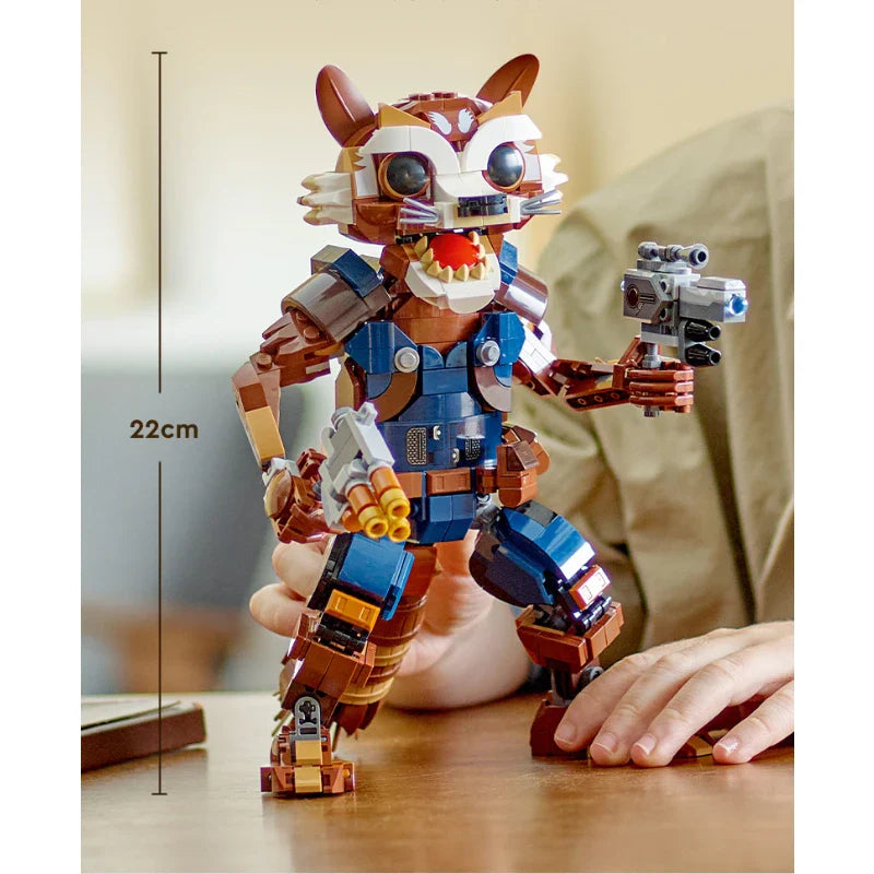 Super Hero Guardians Of The Galaxy Rocket Baby Building Block Kit Toys Model Kids For Christmas And Birthday Gifts