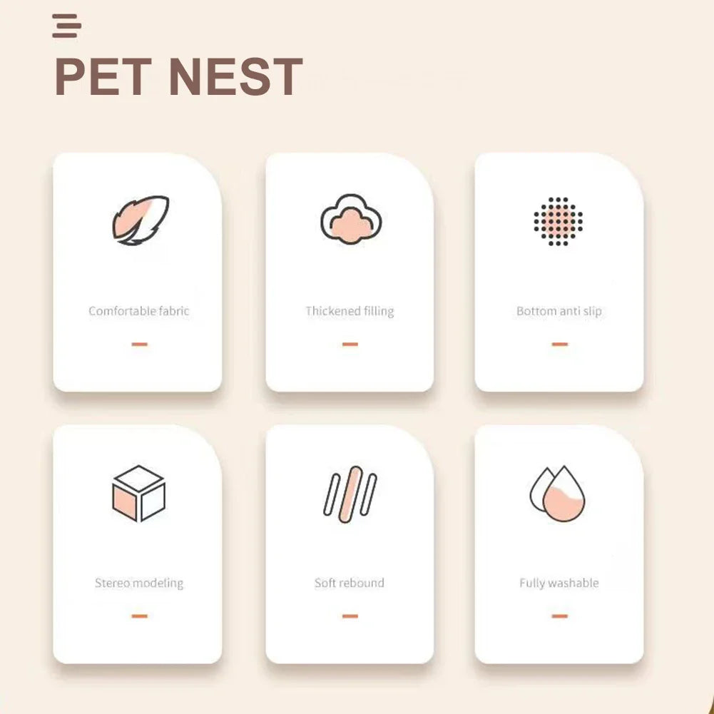 Luxury Dog Bed Paw Shape Plush Dog Mat Beds for Small Medium Large Dogs Kitten Supplies Pet Dog Calming Bed Washable Cushion