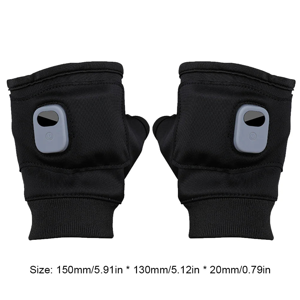 Comfort Warm Gloves Electric Winter Heating USB Rechargeable Smart Warm Winter Gloves For Skiing Cold Weather Driving Hiking