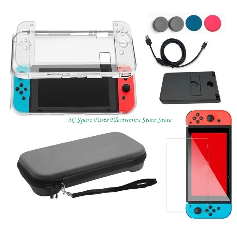 SZ Storage Bag Waterproof Case for Game Switch Screen Protector Console Game