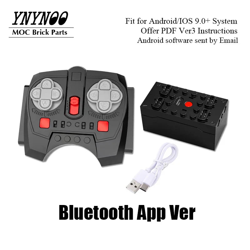 NEW Bluetooth Lithium Sbrick Buwizz Battery Box Motors Train Remote Control PF Brick Blocks Toy Suitable for IOS 9.0 and Android