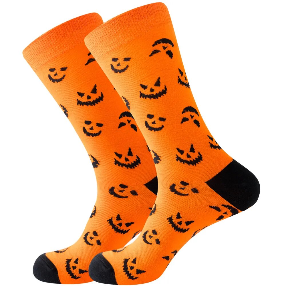 Halloween Fun Print Cartoon Socks