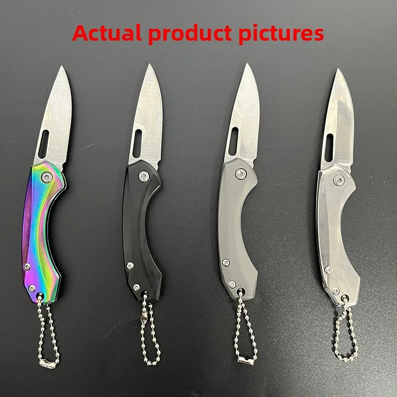 New Stainless Steel Outdoor Knife Folding Knife High Hardness Pocket Knife Sharp Portable Survival EDC Tool