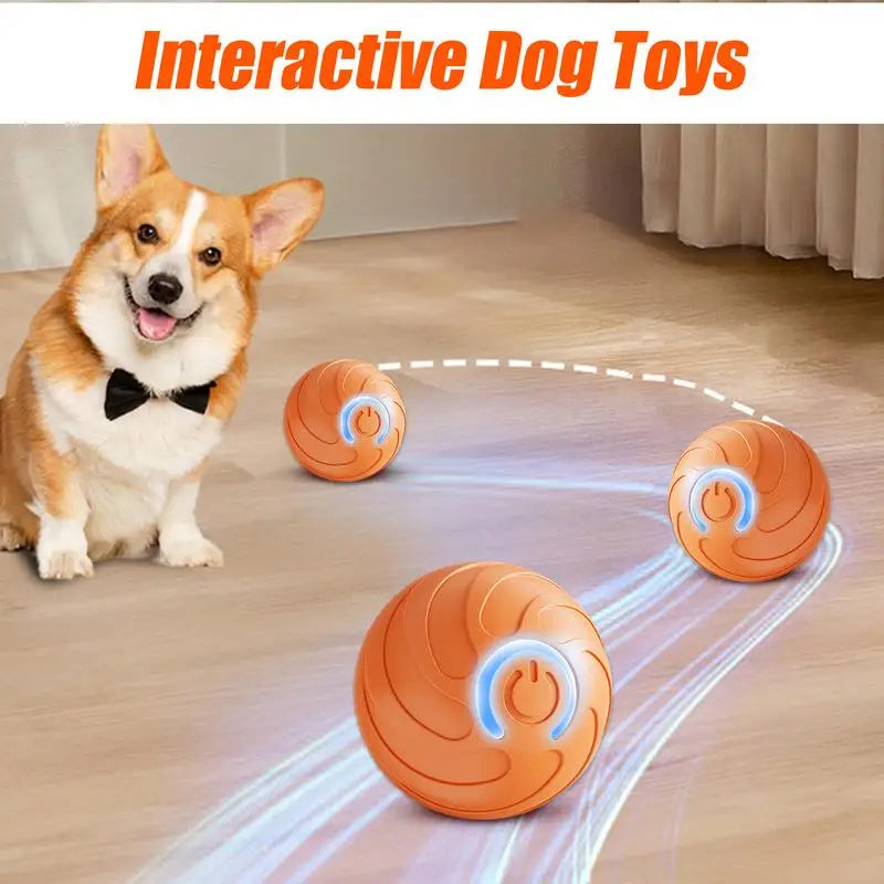Smart Dog Toy Ball Electronic Interactive Pet Toy Moving Ball USB charging Moving for Puppy Birthday Gift Cat Products