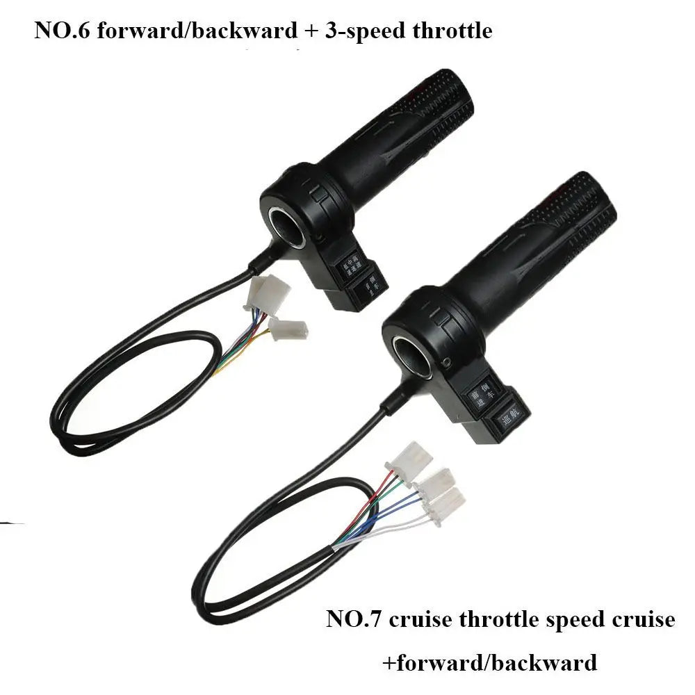 Electric E-Bike Twist Throttle 12V 24V 36V 48V Universal Scooter Parts E-Bike Speed Handlebar Throttle Cycling Throttle Grip