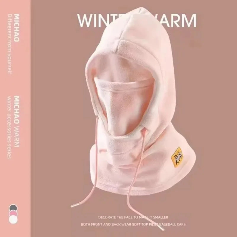 Warm Hat with Mask and Neck Warmer 3-in-1  for Men and Women