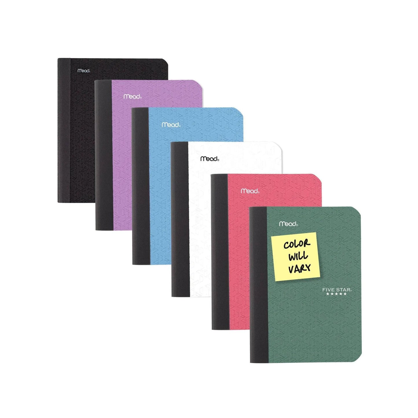 1pcs Mini Composition Notebook With Lined College Ruled Paper, Hard Cover, Assorted Color, Durable Sewn Pages, Non Toxic, School