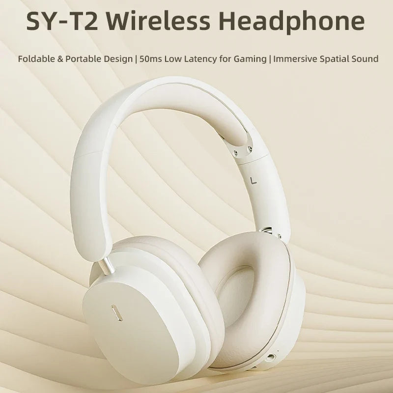 SY-T2 Wireless Bluetooth Headset With Microphone 9D Stereo Noise Canceling Headphone Choice Hifi Bass Hedset Original Packaging